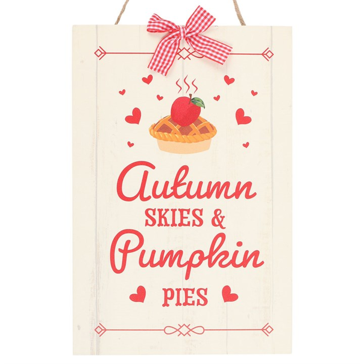 Autumn Skies & Pumpkin Pies Hanging Sign