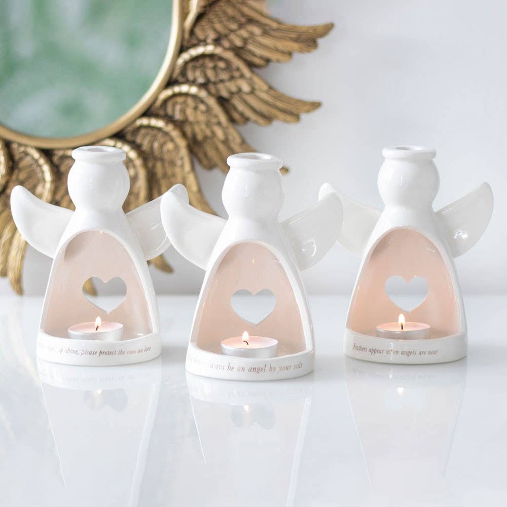 Guardian Angel Tealight Candle Holder