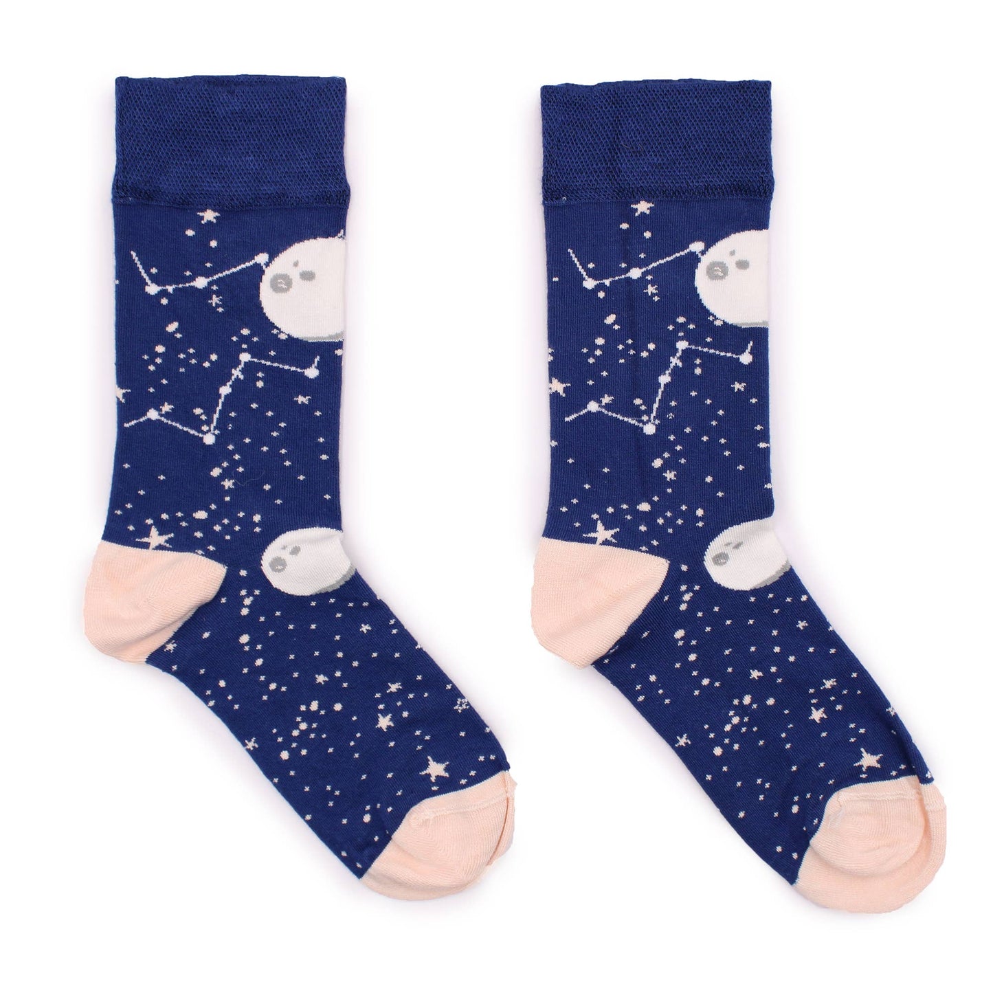 Hop Hare Bamboo Socks - Moon Walk M/L