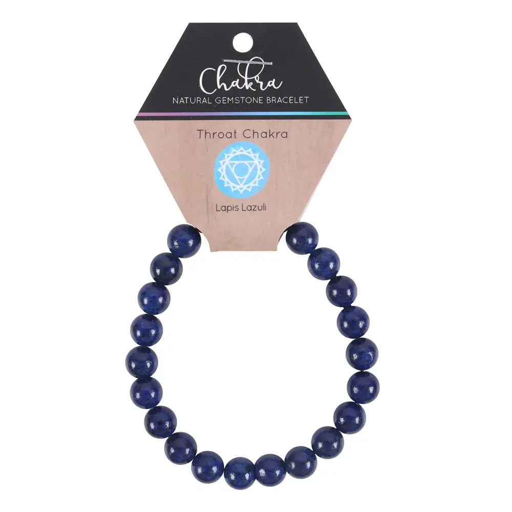 Throat Chakra Lapis Lazuli Crystal Gemstone Bracelet