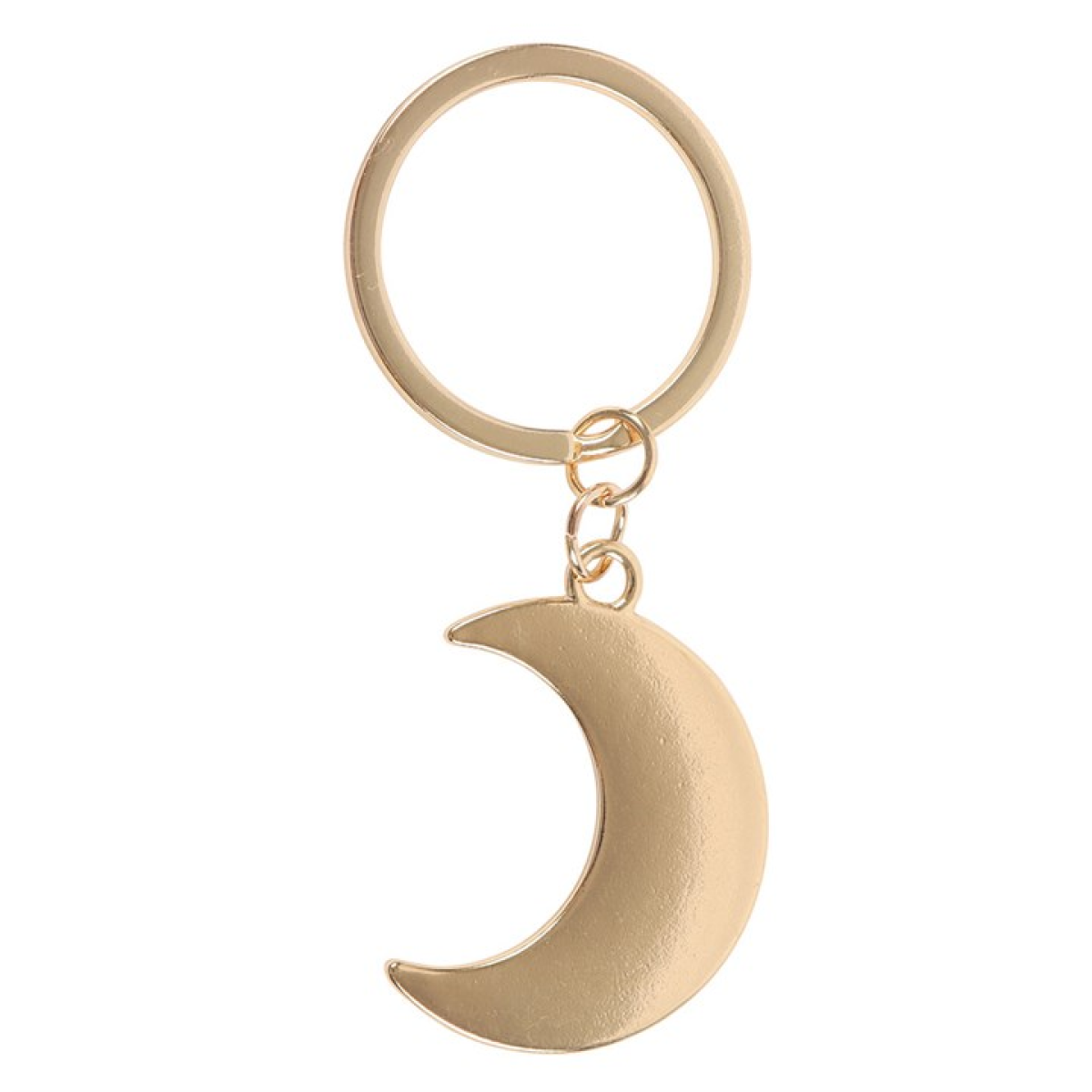 Blue Moon Phase Crescent Moon Keyring