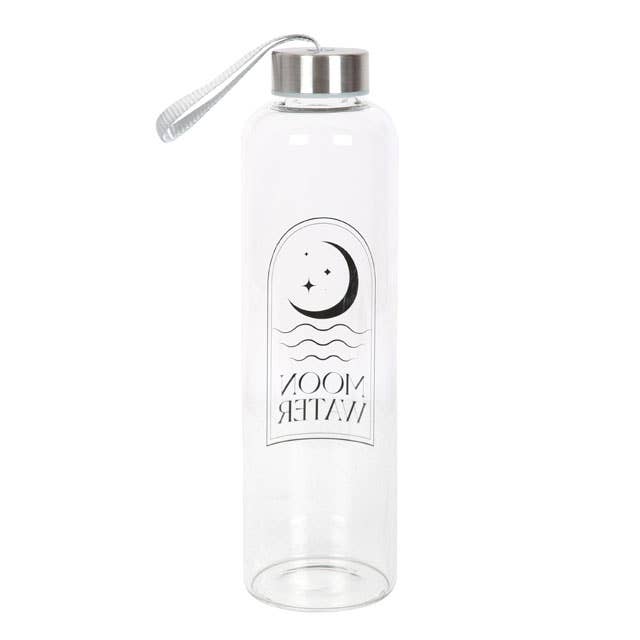 Moon Water Reusable Glass Water Bottle