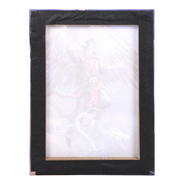 19x25cm Air Element Wizard Canvas Plaque by Anne Stokes