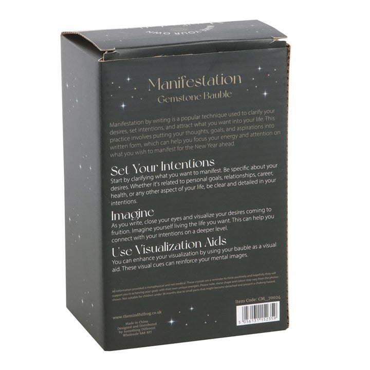 Citrine Manifestation Christmas Bauble Kit