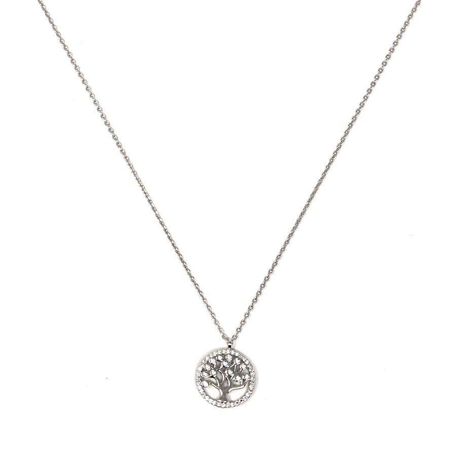 Tree of Life Cubic Zirconia Necklace