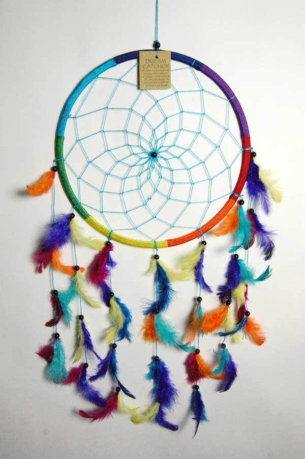 Rainbow  Dreamcatcher 27cm