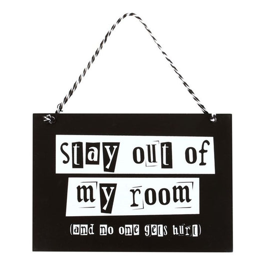 Stay Out of My Room Hanging Sign