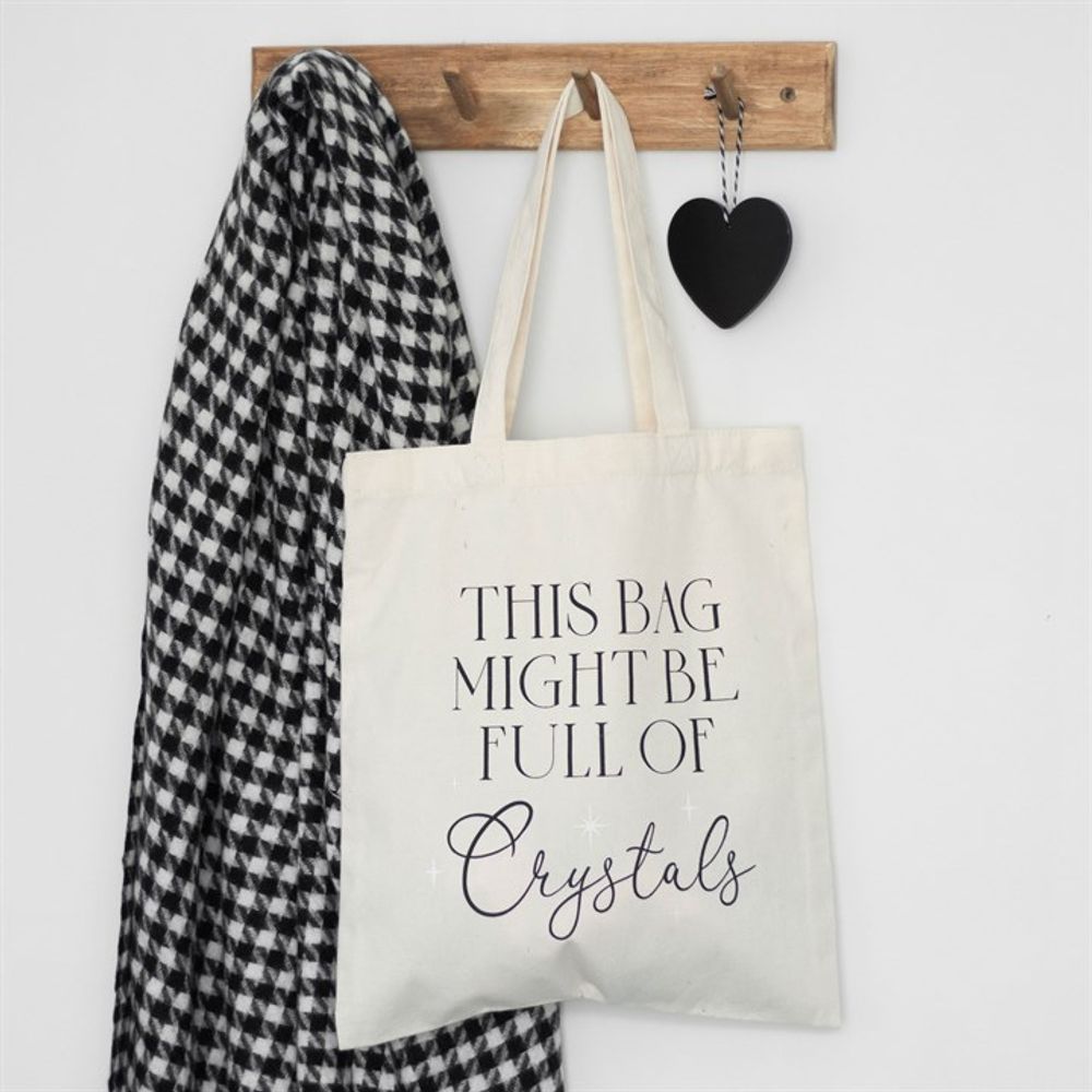 Full of Crystals Polycotton Tote Bag