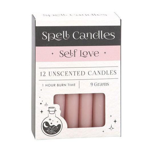 Pack of 12 Self Love Spell Candles