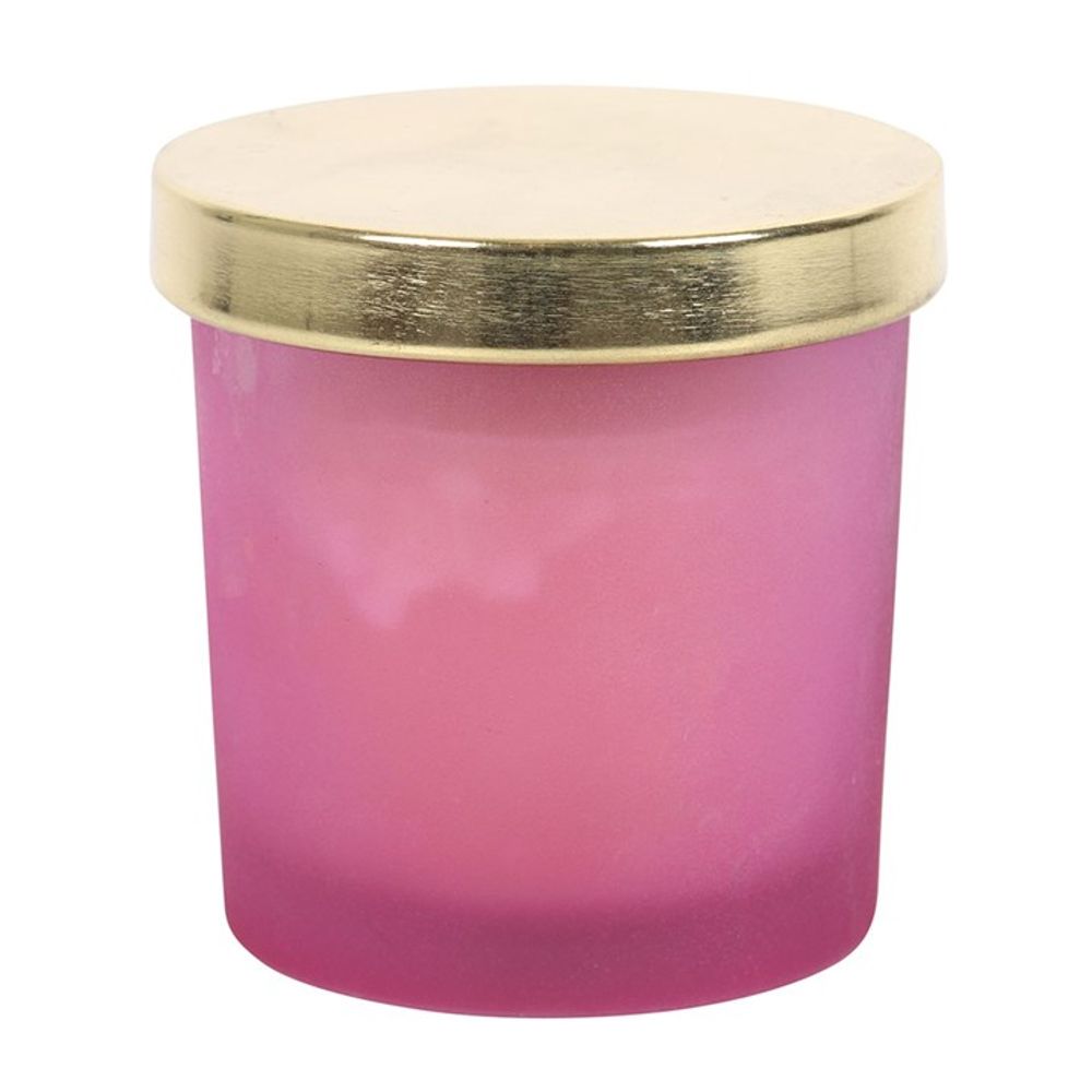 Crown Chakra Blackberry Crystal Chip Candle