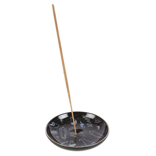 Crystal Witch Incense Holder Plate