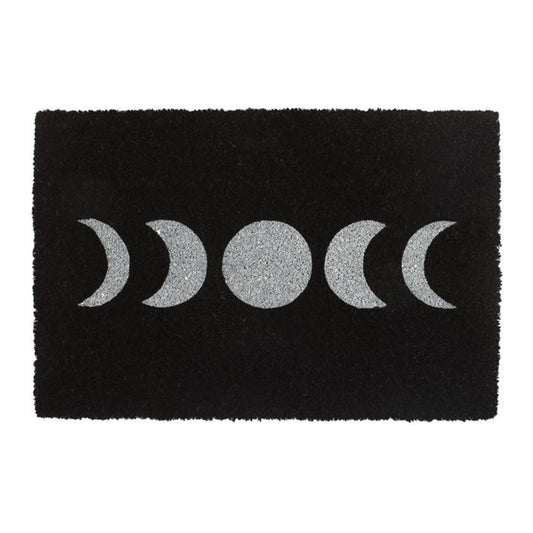 Black Moon Phase Doormat