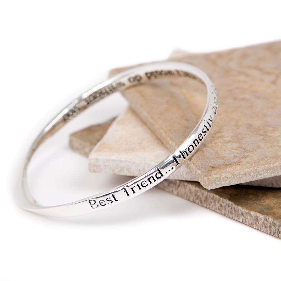 Best Friend Message Bangle