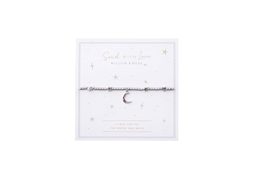 Send With Love 'I Love You To The Moo...' Bracelet