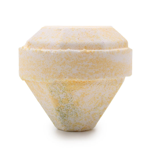 Gemstone Bath Bomb - White & Gold