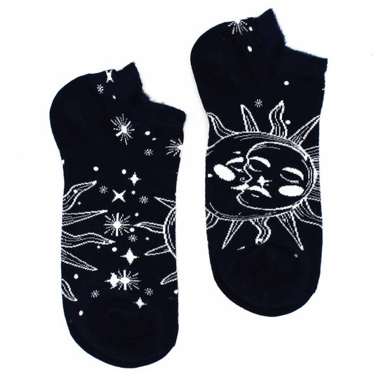 Hop Hare Bamboo Socks Low - Sun and Moon M/L