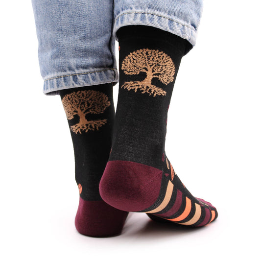 Hop Hare Bamboo Socks - Tree of Life S/M